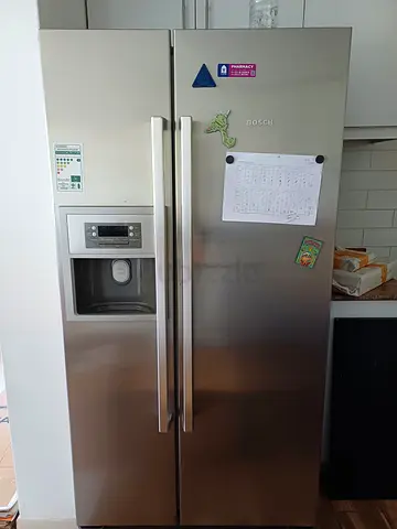 Bosch Side By Side Refrigerator Freezer Latest Model With Water Dispenser ice Maker