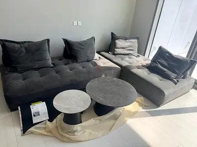 Marina home dawayne premium quality sofa without coffee table