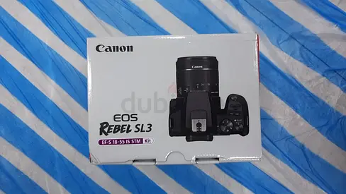 NEW CANON EOS REBEL SL3 DIGITAL SLR WITH 18-55MM LENS CAMERA