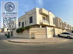 Experience luxury… Corner villa with a modern design, annual rent for 125,000 dirhams