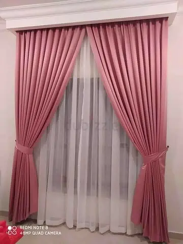 Elegant Pink Fabric Curtains for Your Home