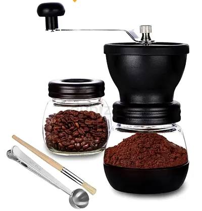 High-Quality Manual Coffee Grinder with Accessories