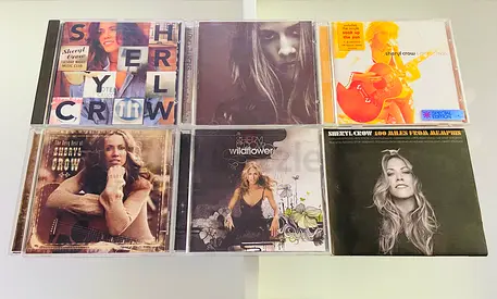 6 Sheryl Crow Music CD’s