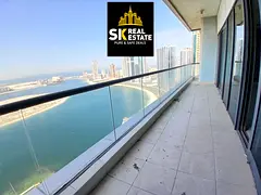 AC FREE FREE _ SEA VIEW _ LARGE 3 BHK IN 110K IN 4 CHQS _ WITH ALL ROOMS MASTER _ PARKING FREE _ GYM