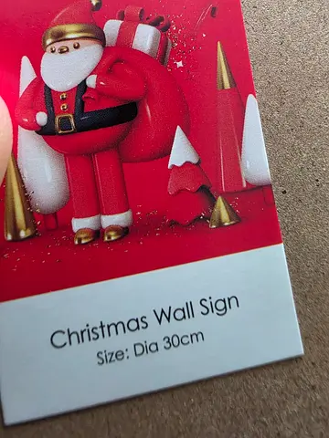 Festive Christmas Wall Sign