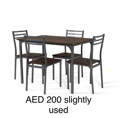 Dining set 4 seater slightly used - 200