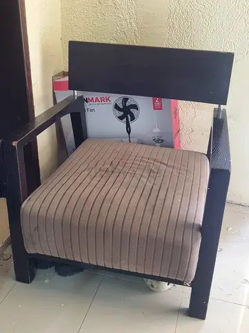 Two Comfortable and Sturdy Armchairs for Sale