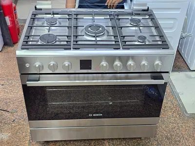 Bosch 5 Hobs Full Gas cooker with digital display 60×90cm