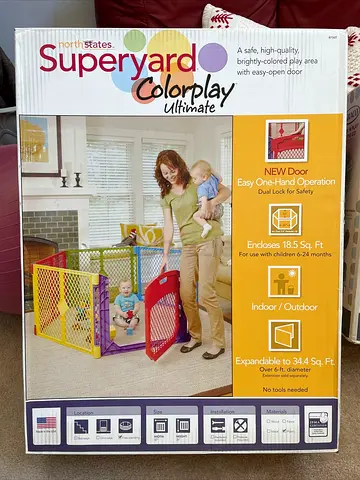 Superyard Colorplay Ultimate - Safe Play Area for Your Little Ones!
