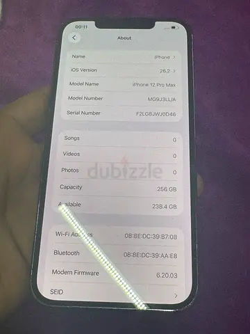 Apple iPhone Pro 12 pro max 256GB in Great Condition blue color  92 battery health