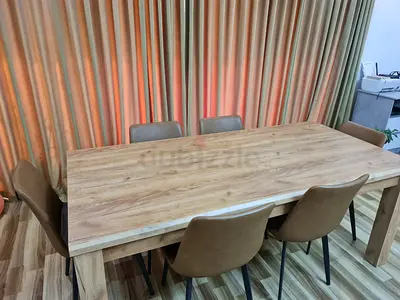 طاولة طعام 6 كراسي