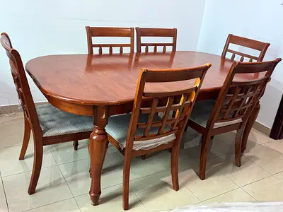 Dining table with 6 chairs