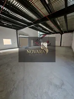 Warehouse for Rent in Al Jurf Industrial 1 – 3600 Sq Ft with Mezzanine, 50 KW Power, 2 Bathrooms, 