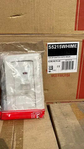 S5215WHIME 45A DP Switch with Neon for Reliable Power Control