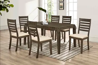 Brand New solid wood Dining Table 6 chairs good quality available