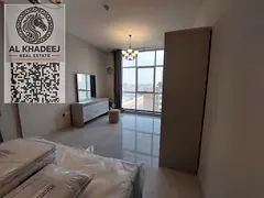 2-bedroom apartment with spacious hall for annual rent in Al Jurf 3, Ajman. Large kitchen, 2 bathroo