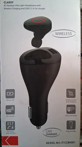 Intex Wireless Car Charger with Remote Control