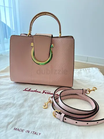 Authentic Salvatore Ferragamo Crossbody Bag in Antique Rose