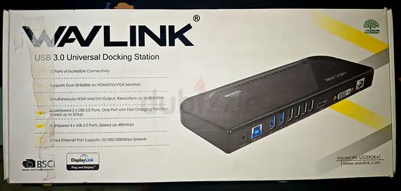Wavlink USB 3.0 Universal Docking Station for Seamless Connectivity
