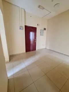 One bedroom and living room for rent in Al Naba'a, excellent size, balcony, central air conditio