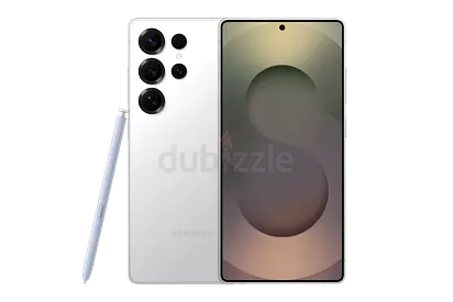 Galaxy S25 Ultra AI Dual SIM Titanium Whitesilver 12GB RAM 256GB 5G - Middle East Version