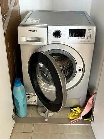 Samsung silver 8kg washing machine