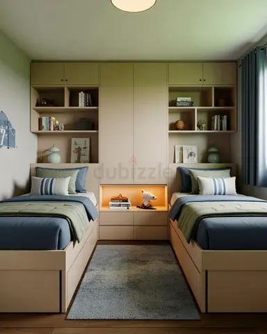 Stylish and Functional Twin Bed Set with Storage