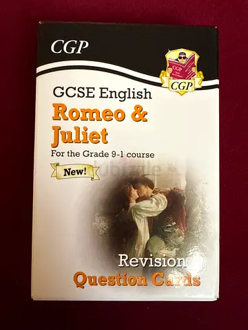 GCSE English Romeo  Juliet Revision Question Cards