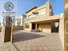 Luxury villa for rent with 5 master bedrooms in Al Rawda 2 area. Quiet location close to all service