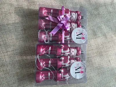 Set of Colorful Nutcracker Dolls for Holiday Decor