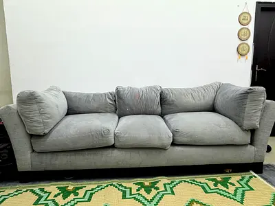 Cozy and Comfortable Grey Sofa for Sale