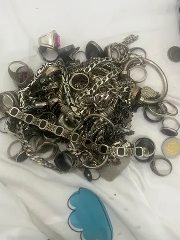 Mixed Collection of Silver Jewelry 925 over a kilo
