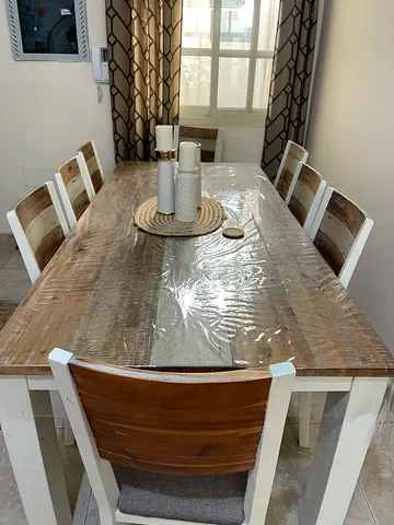 Dining table with chairs