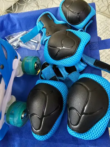 Blue Roller Skating Protection Gear
