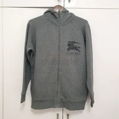 Burberry Zip-Up Hoodie. Size M to L
