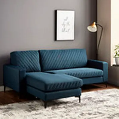 Comfortable Blue Sectional Sofa for Your Living Room