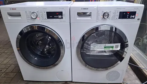 Bosch 8th Series 9kg Washer 9kg Dryer separate set with Wi-Fi system