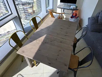 Dining table with chairs
