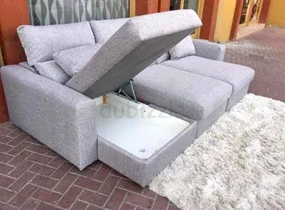 Ikea eskilstuna L shape sofa under storage