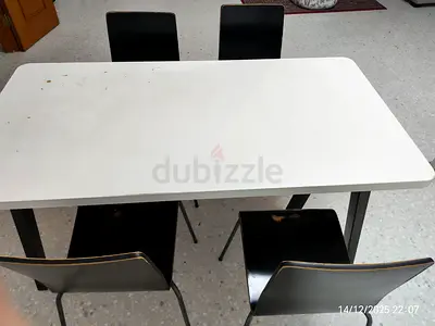 Ikea Dining Table with 4 chairs for sale