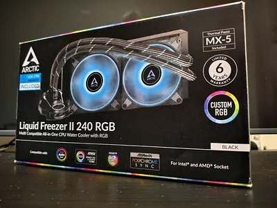Arctic Liquid Freezer II 240 RGB CPU Cooler for Sale