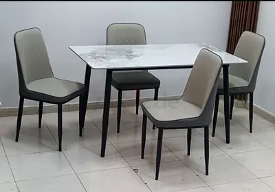 Brand new dining table with chair available