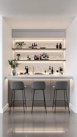 Stylish basement bar ideas