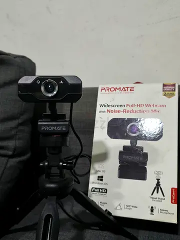 Promate Full HD Webcam with Noise-Reduction Mic