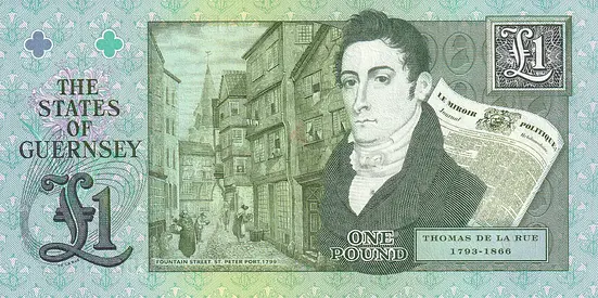GUERNSEY 1 POUND COMMEMORATIVE BANKNOTE 2013