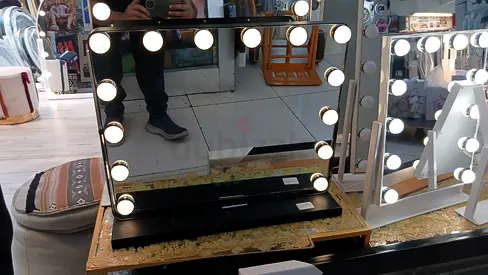Elegant Makeup Mirror with LED Lights