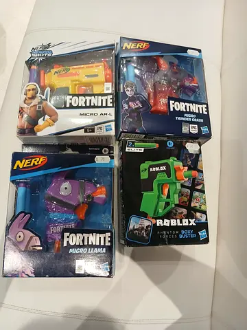 Assorted Fortnite Nerf Blaster Toys for Sale! 45 each 160 for all