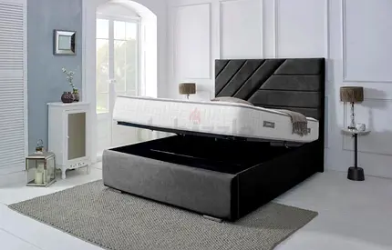 Queen Size Brand New Fully Customisable Hydraulic Storage Bedframe