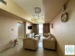 One-bedroom apartment for sale in Al Nuaimiya One Tower with a modern design and spacious layout. Fe