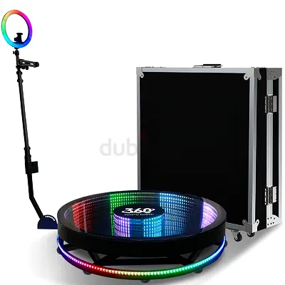 360 Degree Photo Booth with LED Lights